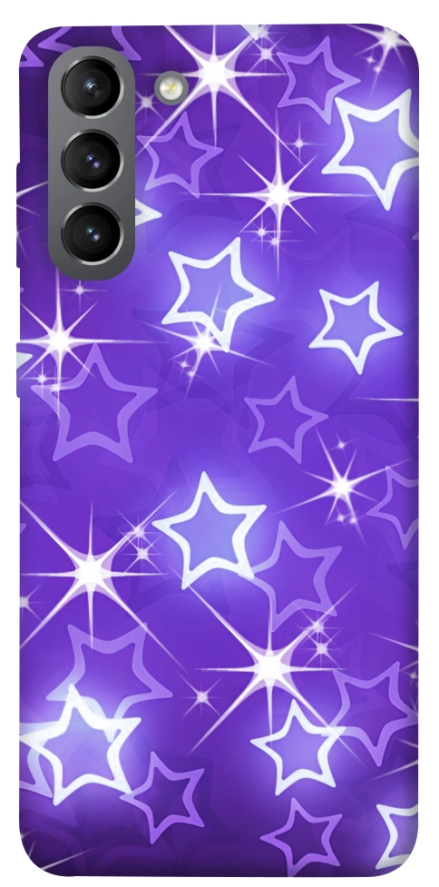 Чехол Purple sparkles для Galaxy S21