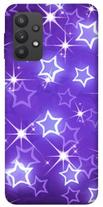 Чехол Purple sparkles для Galaxy A32 4G