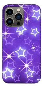 Чехол Purple sparkles для iPhone 13 Pro