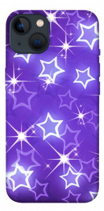 Чехол Purple sparkles для iPhone 13