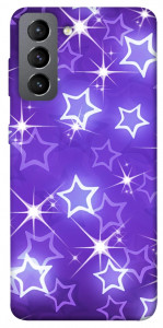 Чохол Purple sparkles для Galaxy S21 FE