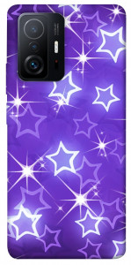 Чохол Purple sparkles для Xiaomi 11T