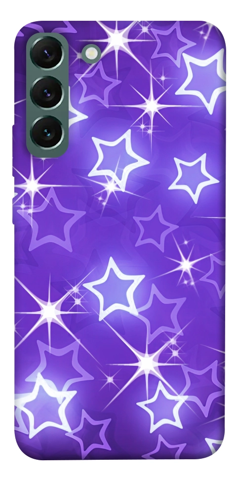 Чехол Purple sparkles для Galaxy S22+