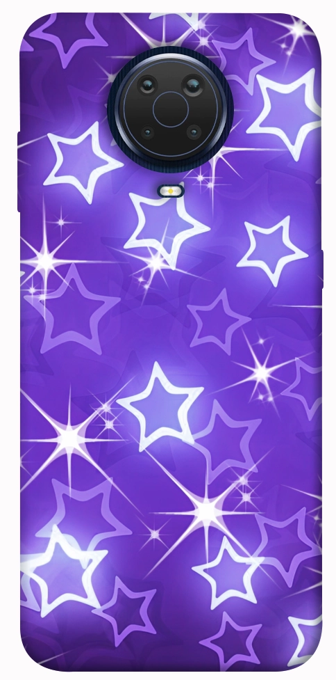 Чохол Purple sparkles для Nokia G20