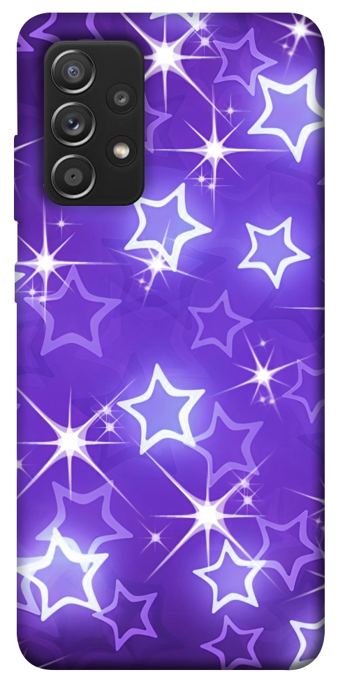 Чохол Purple sparkles для Galaxy A52s