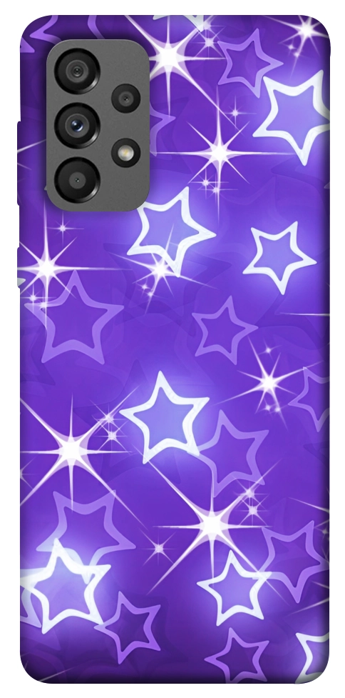 Чехол Purple sparkles для Galaxy A73 5G