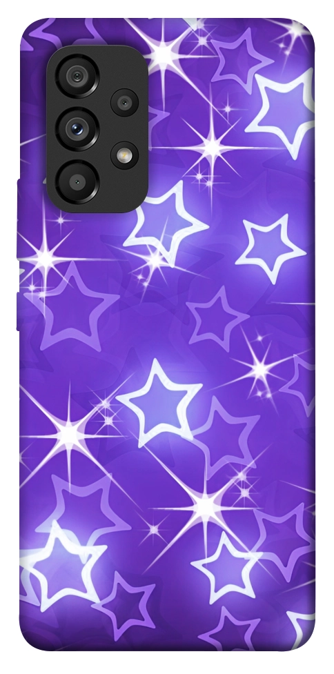 Чехол Purple sparkles для Galaxy A53