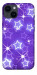 Чехол Purple sparkles для iPhone 14