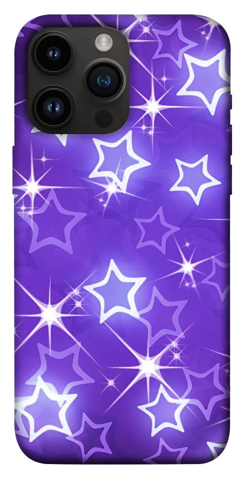 Чехол Purple sparkles для iPhone 14 Pro Max