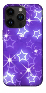 Чехол Purple sparkles для iPhone 14 Pro