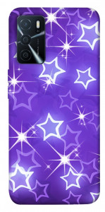 Чохол Purple sparkles для Oppo A16 4G