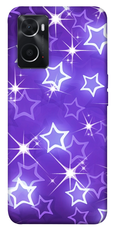 Чохол Purple sparkles для Oppo A76 4G