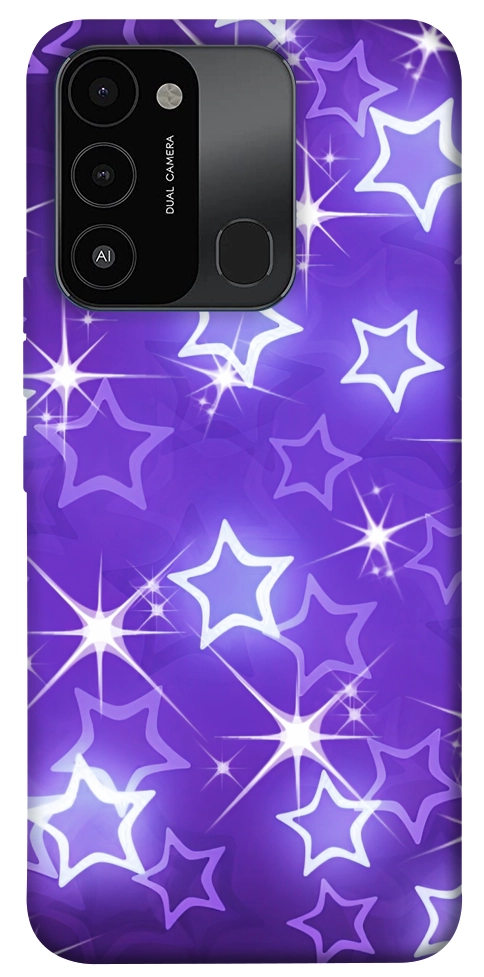 Чохол Purple sparkles для TECNO Spark 8C