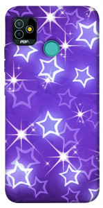 Чехол Purple sparkles для TECNO Pop 5