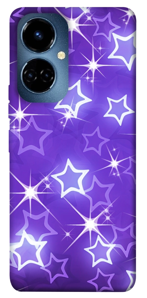 Чехол Purple sparkles для TECNO Camon 19 (CI6n)