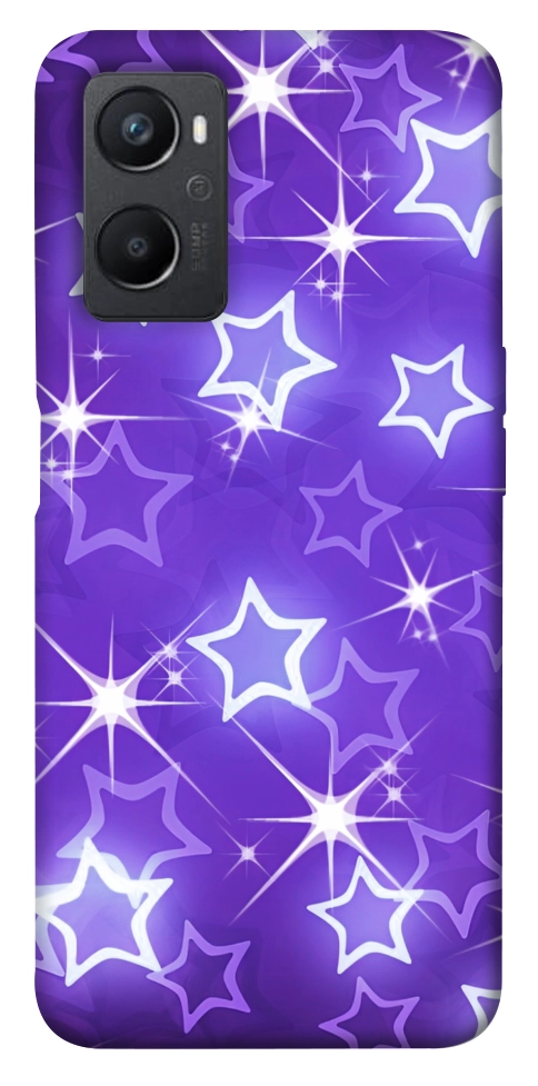 Чехол Purple sparkles для Oppo A96