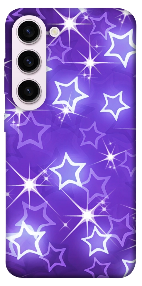 Чехол Purple sparkles для Galaxy S23+