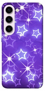 Чехол Purple sparkles для Galaxy S23+