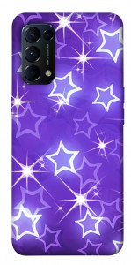 Чохол Purple sparkles для Oppo Reno 5 4G