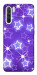 Чехол Purple sparkles для Oppo Reno 3