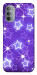 Чехол Purple sparkles для Motorola Moto G31