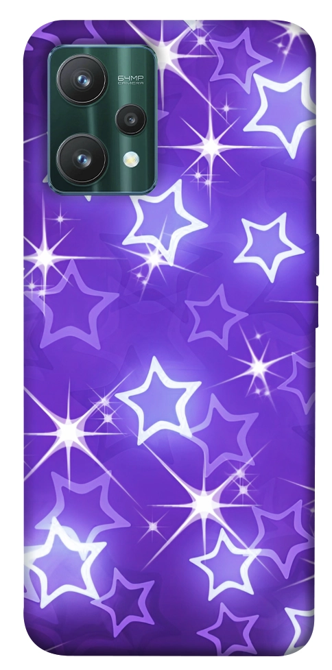 Чехол Purple sparkles для Realme 9 Pro