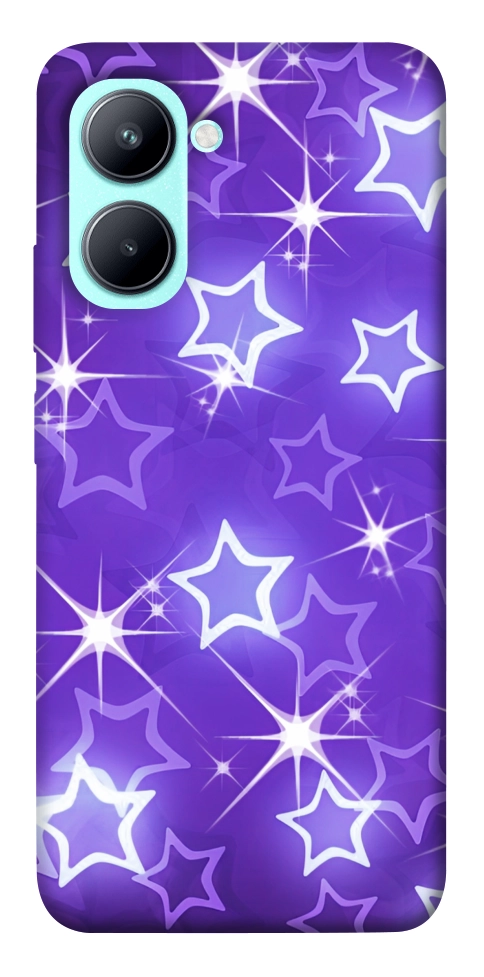 Чохол Purple sparkles для Realme C33