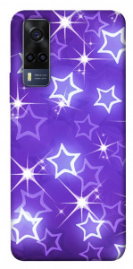 Чехол Purple sparkles для Vivo Y53s