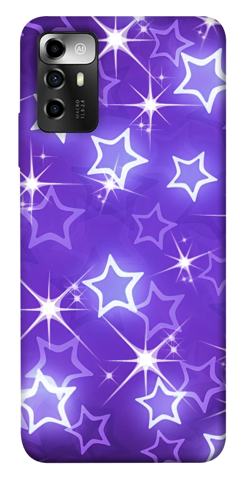 Чехол Purple sparkles для ZTE Blade A72