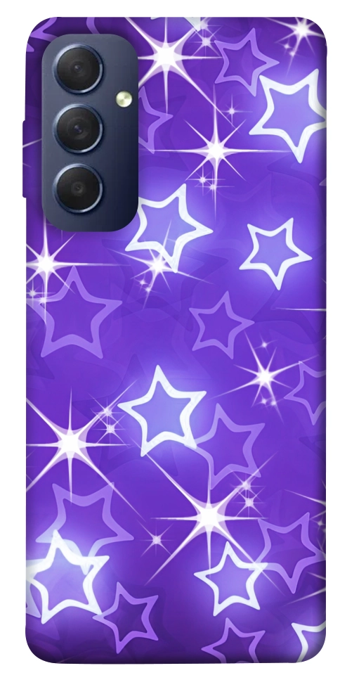 Чехол Purple sparkles для Galaxy M54 5G