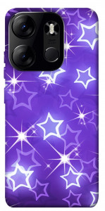 Чохол Purple sparkles для Tecno Spark Go 2023