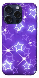 Чохол Purple sparkles для iPhone 15 Pro