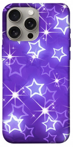 Чехол Purple sparkles для iPhone 15 Pro Max