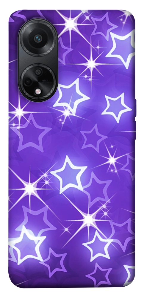 Чехол Purple sparkles для Oppo A98