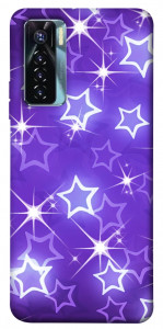 Чехол Purple sparkles для TECNO Camon 17 Pro