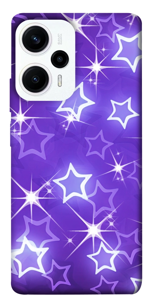 Чохол Purple sparkles для Xiaomi Poco F5