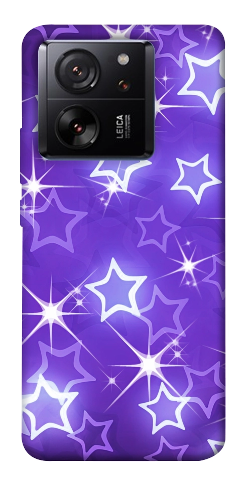 Чехол Purple sparkles для Xiaomi 13T