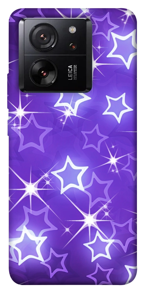 Чехол Purple sparkles для Xiaomi 13T Pro