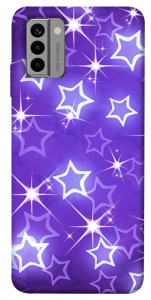 Чехол Purple sparkles для Nokia G22