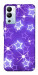 Чехол Purple sparkles для Infinix Hot 12i