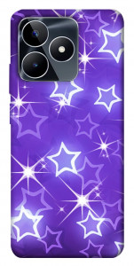 Чохол Purple sparkles для Realme C53