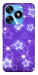 Чохол Purple sparkles для TECNO Spark 10