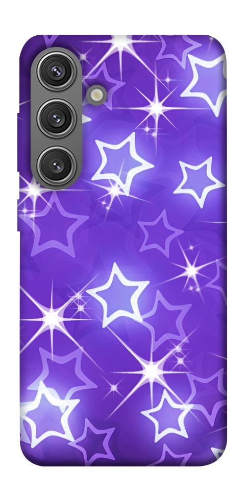 Чехол Purple sparkles для Galaxy S24