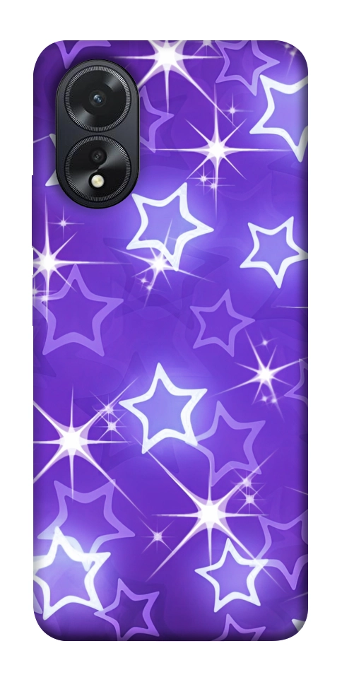 Чохол Purple sparkles для Oppo A38