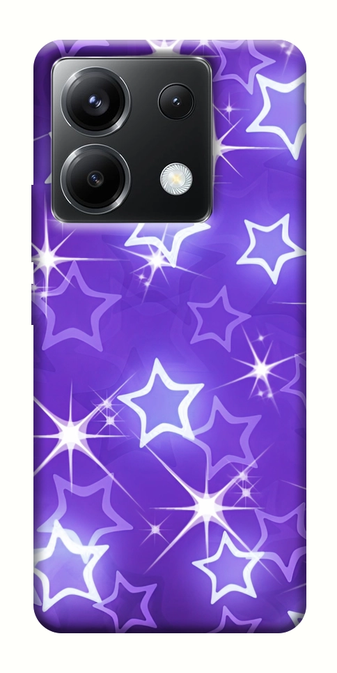 Чохол Purple sparkles для Xiaomi Poco X6