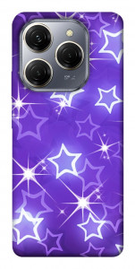 Чохол Purple sparkles для TECNO Spark 20 Pro