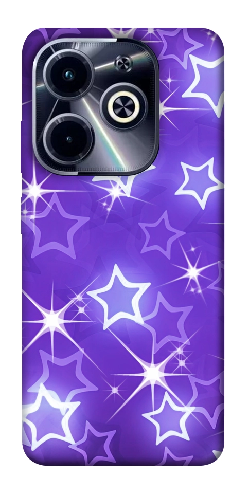 Чохол Purple sparkles для Infinix Hot 40i