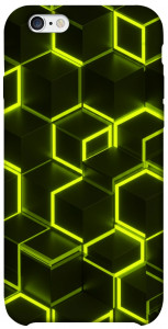 Чехол Neon hexagon для iPhone 6s (4.7'')