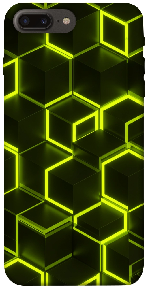 Чохол Neon hexagon для iPhone 7 Plus