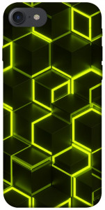 Чехол Neon hexagon для iPhone 7 (4.7'')